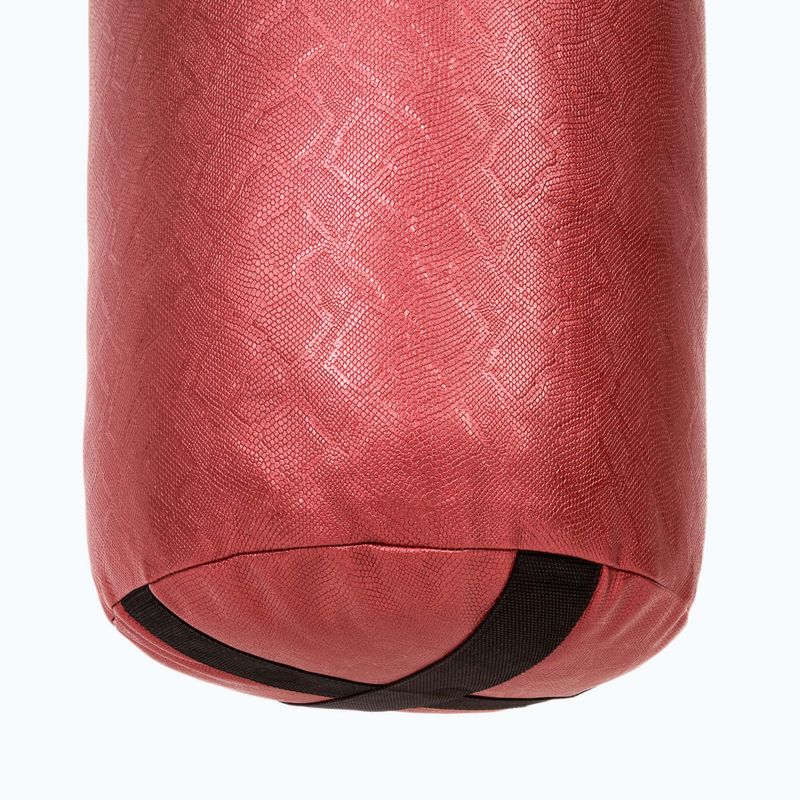 Fairtex 6FT Muaythai Banán táska "Python Print" kollekció bokszzsák - töltött piros 5