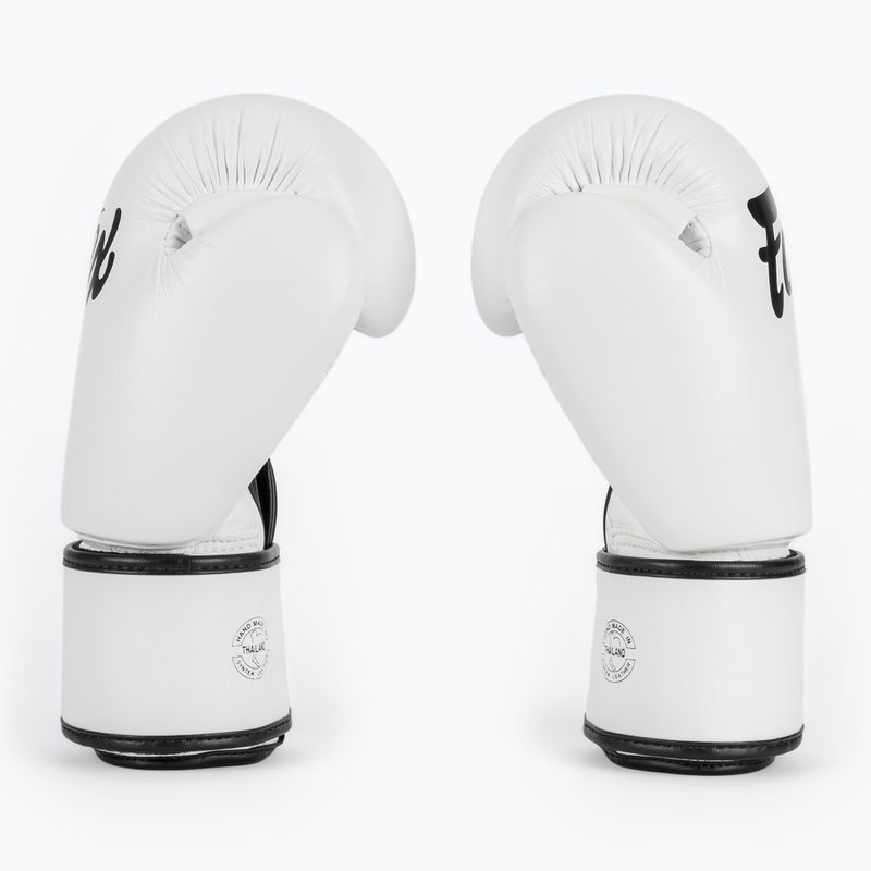 Fairtex amatőr bokszkesztyű fehér 4