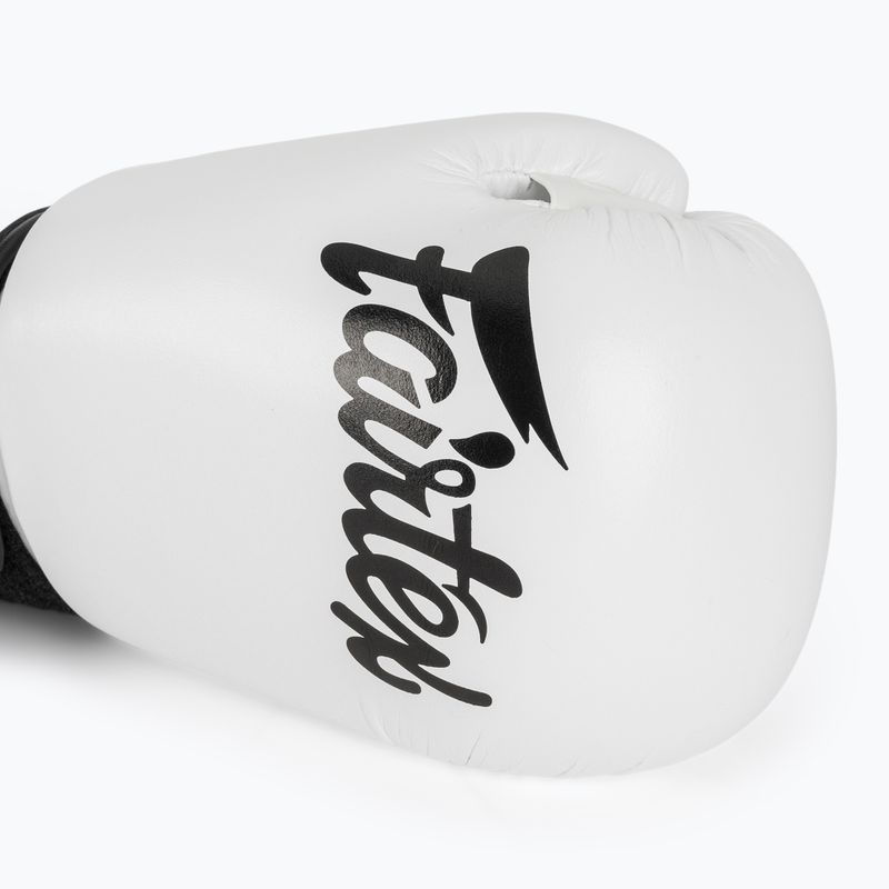 Fairtex amatőr bokszkesztyű fehér 5