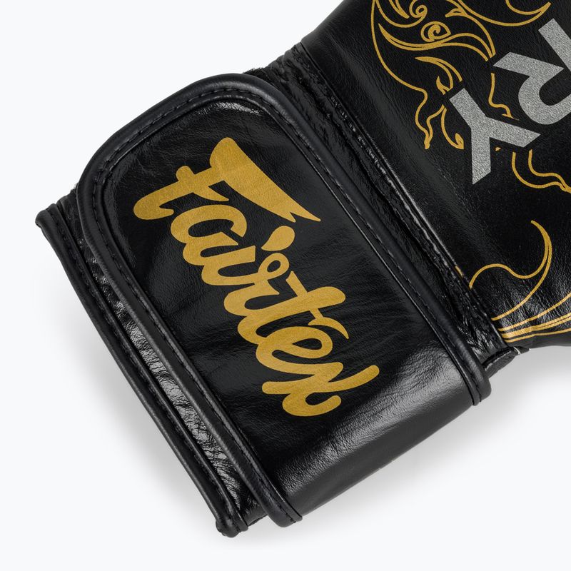 Boxkesztyű Fairtex Glory Kickboxing Competition Training Boxing black/gold 6