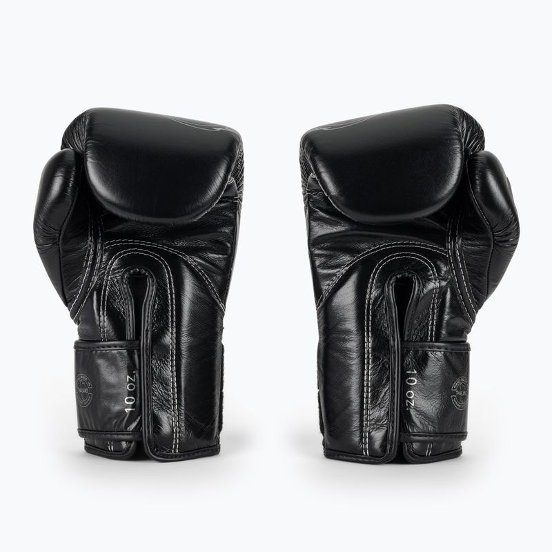 Boxkesztyű Fairtex Glory Kickboxing Competition Training Boxing black/silver 3