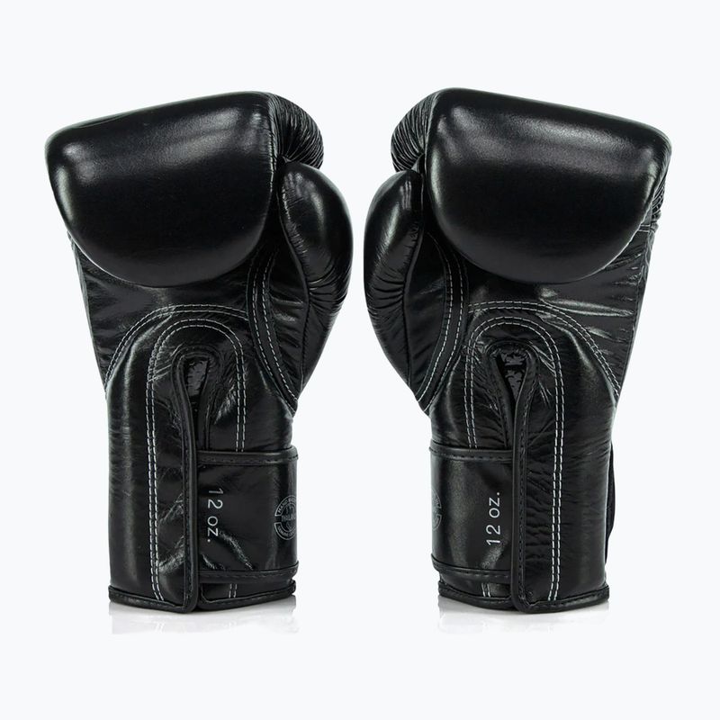 Boxkesztyű Fairtex Glory Kickboxing Competition Training Boxing black/silver 2