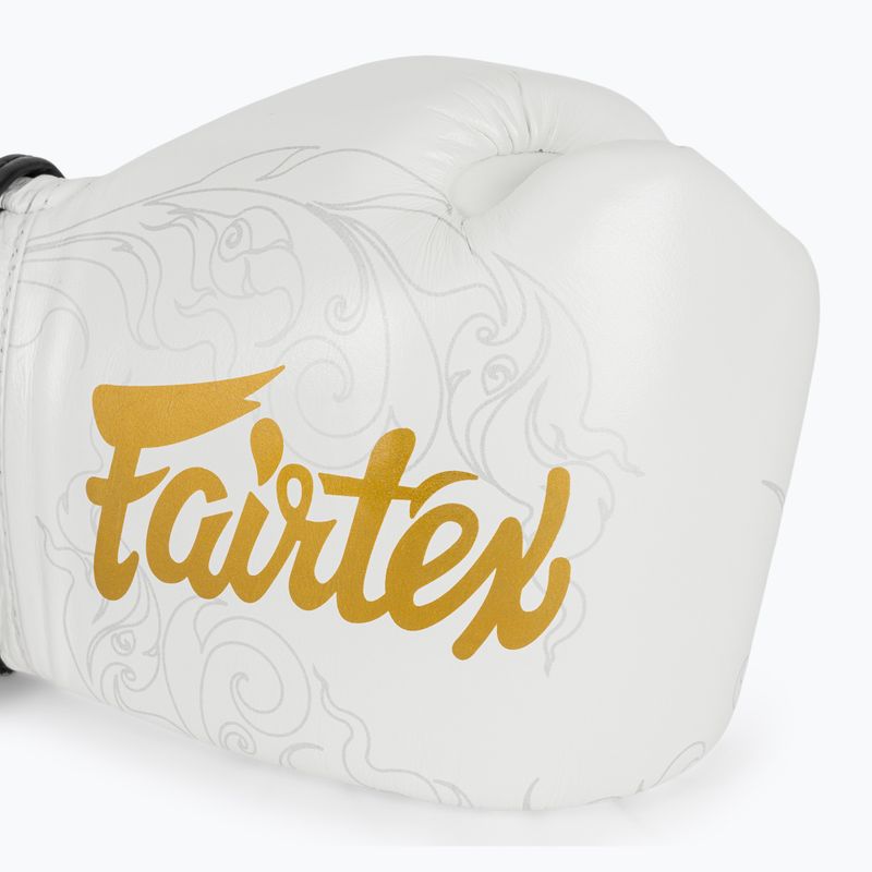 Boxkesztyű Fairtex Glory Kickboxing Competition Training Boxing white 5