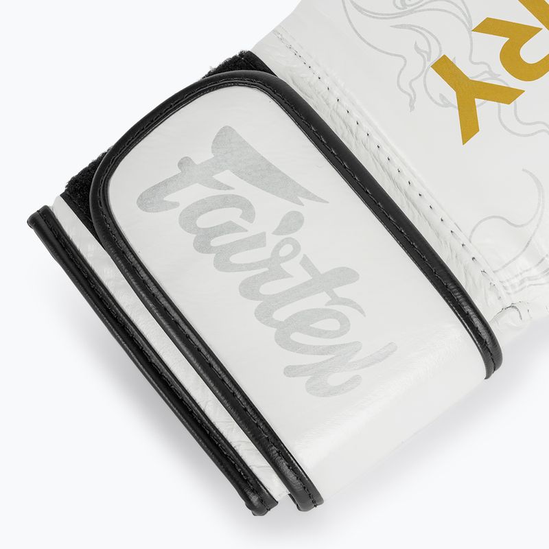 Boxkesztyű Fairtex Glory Kickboxing Competition Training Boxing white 6