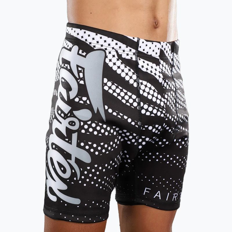 Fairtex Vale Tudo CP10 fekete/fehér edzőnadrág
