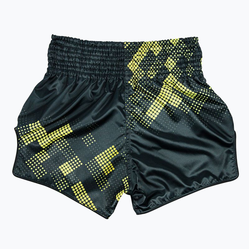 Fairtex Muay Thai edző rövidnadrág S1931 Heart of Gold fekete/arany 2