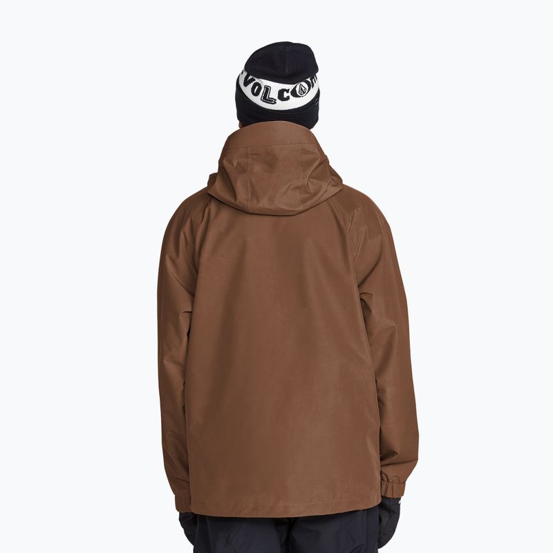 Férfi snowboarddzseki Volcom Dua Insulated Gore-Tex Jacket desert taupe 4