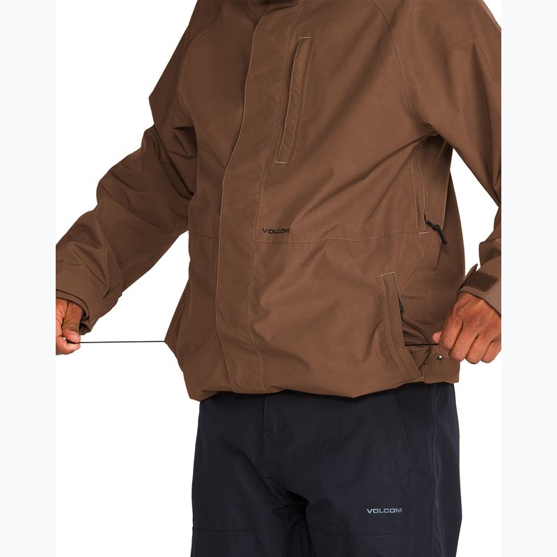 Férfi snowboarddzseki Volcom Dua Insulated Gore-Tex Jacket desert taupe 8