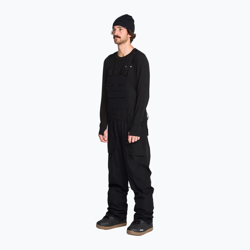 Férfi snowboardnadrág Volcom Roan Bib Overall 2026 black