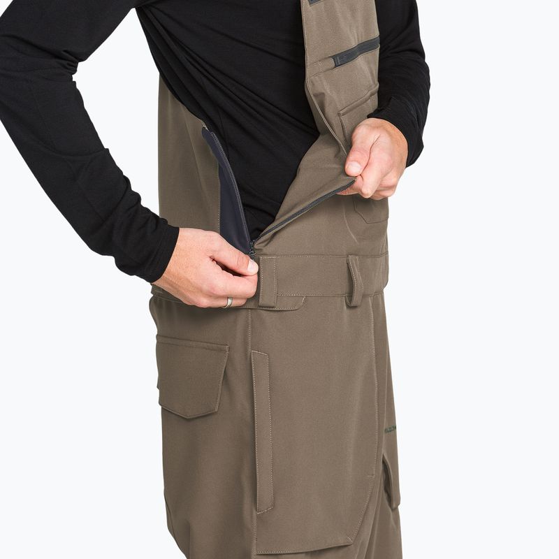 Férfi snowboardnadrág Volcom Roan Bib Overall teak 6
