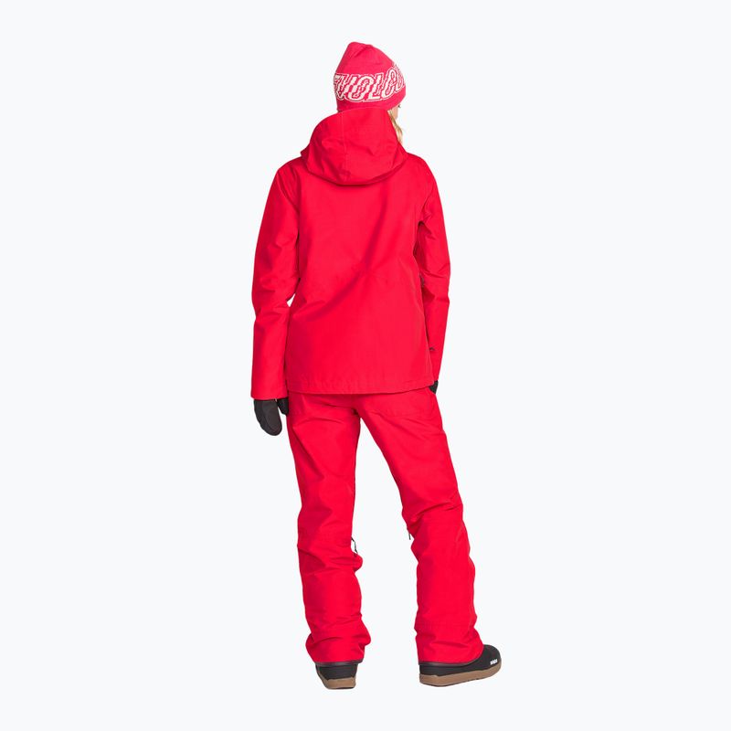Női snowboardnadrág Volcom Kanyon Insulated Gore Pant bright cherry 3