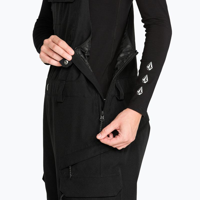 Női snowboardnadrág Volcom Crestron 3D Stretch Bib Overall black 6