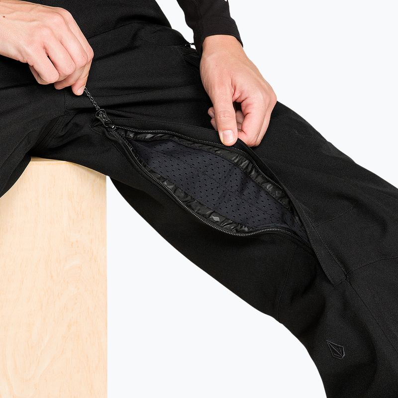 Női snowboardnadrág Volcom Crestron 3D Stretch Bib Overall black 8