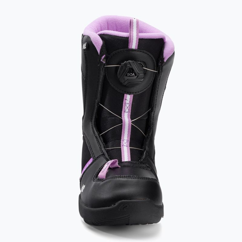 Gyermek snowboard csizma K2 Lil Kat fekete 11F2034 3