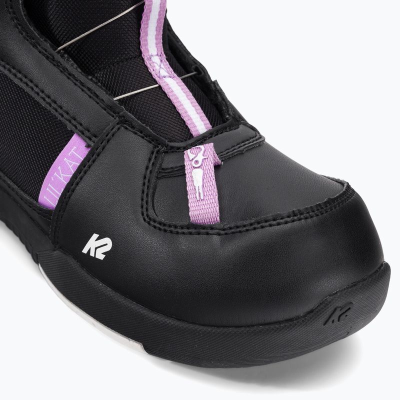 Gyermek snowboard csizma K2 Lil Kat fekete 11F2034 6