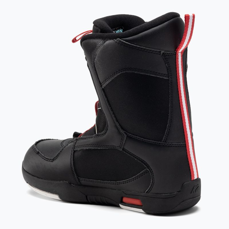 Gyermek snowboard csizma K2 Mini Turbo fekete 11F2033 2
