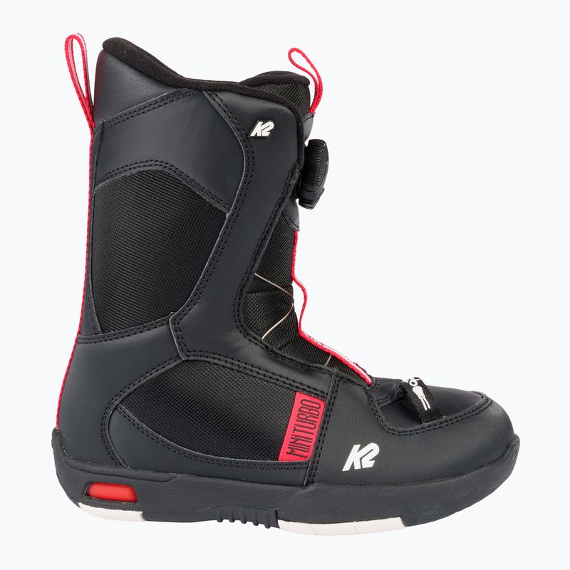 Gyermek snowboard csizma K2 Mini Turbo fekete 11F2033 8