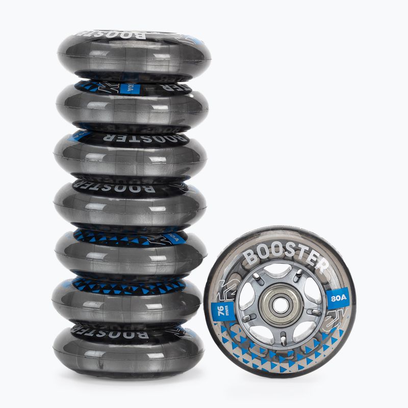 K2 Booster ILQ 5 gördeszka kerekek (8 db) fekete 30F3006/11 2