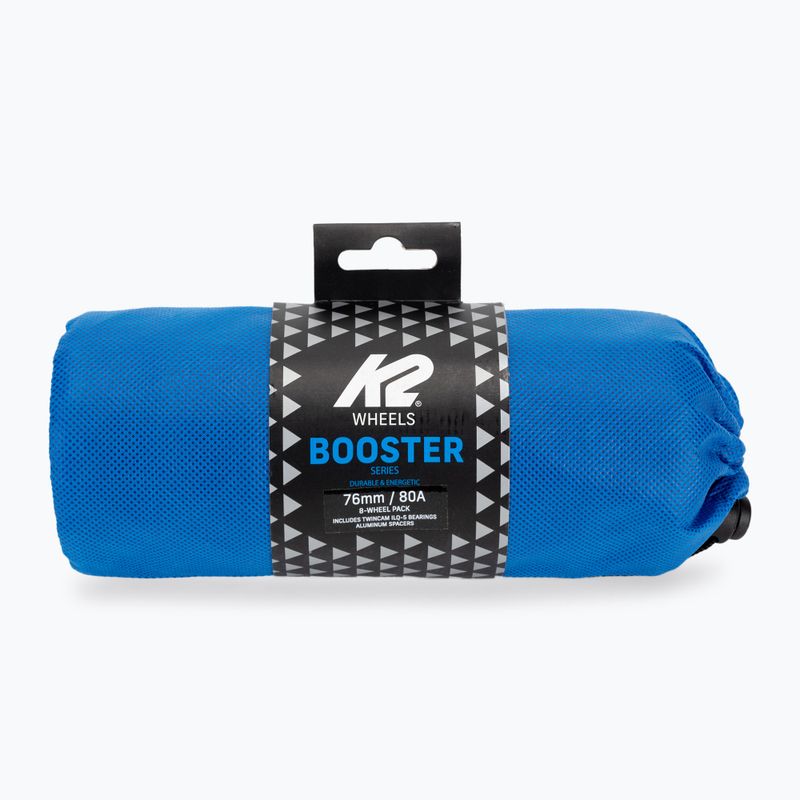 K2 Booster ILQ 5 gördeszka kerekek (8 db) fekete 30F3006/11 3