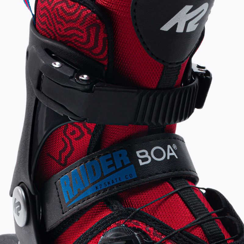 K2 Raider Boa piros gyermek görkorcsolya 30G0185 6