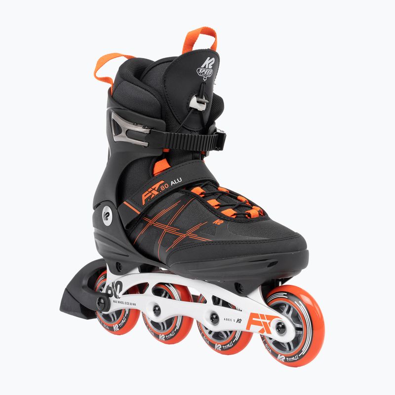 Férfi görkorcsolya K2 F.I.T. 80 Alu black/red