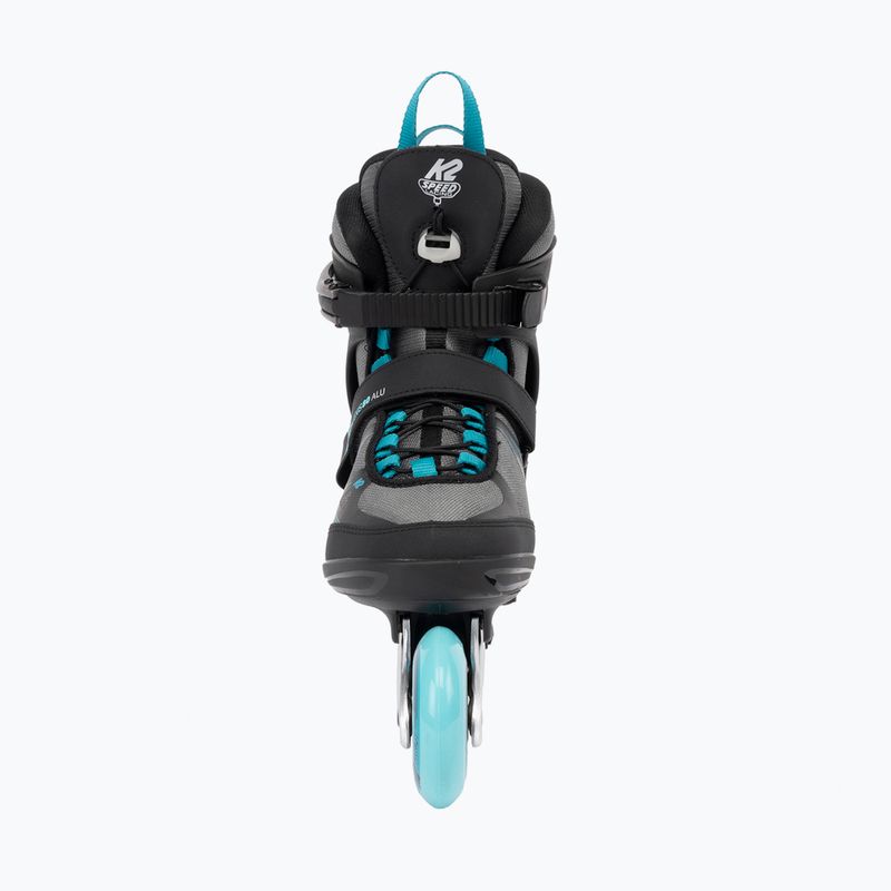 Női görkorcsolya K2 Alexis 80 Alu grey/cyan 3