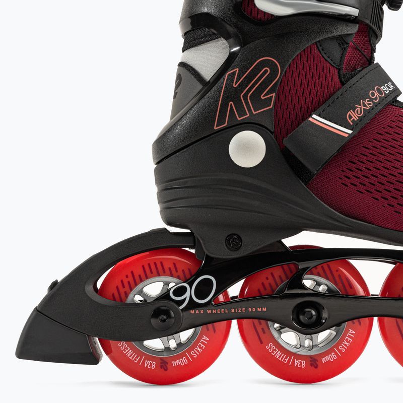 Női korcsolya K2 Alexis 90 Boa fekete 30G0817 7