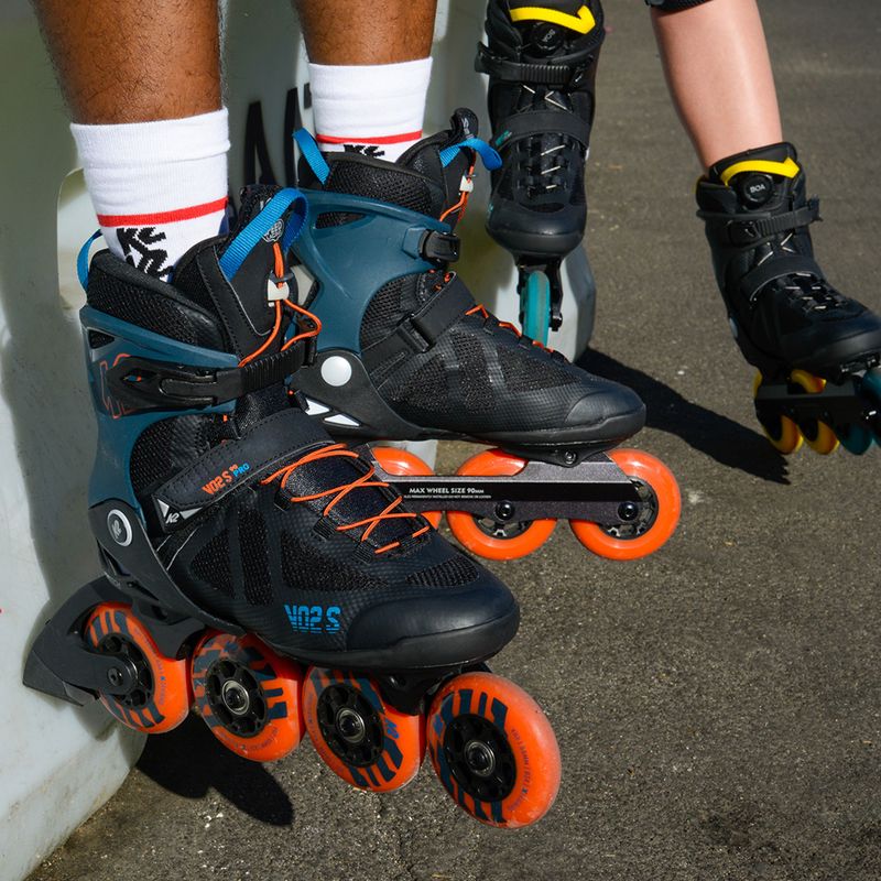 K2 Vo2 S 90 Pro férfi inline görkorcsolya fekete 30G0245 9