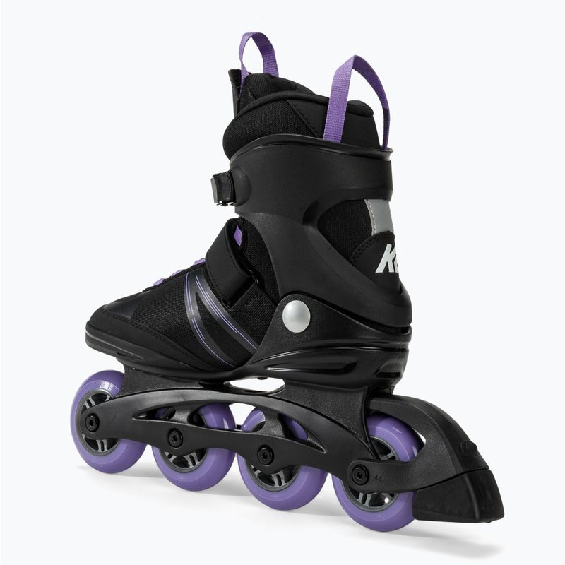 Női görkorcsolya K2 Alexis 80 Pro black/lavendar 3