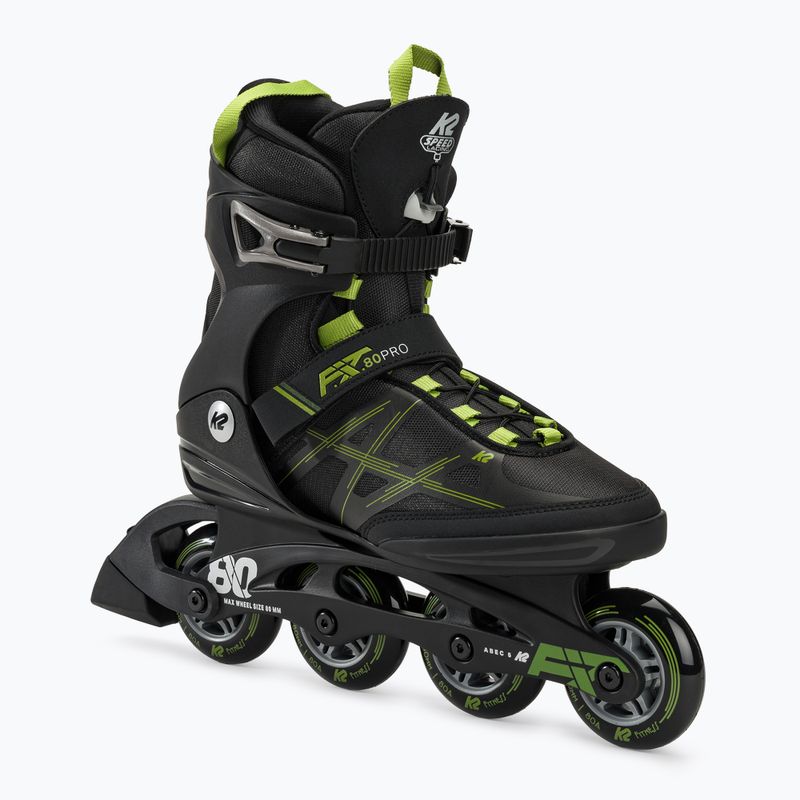 Férfi görkorcsolya K2 F.I.T. 80 Pro black/olive