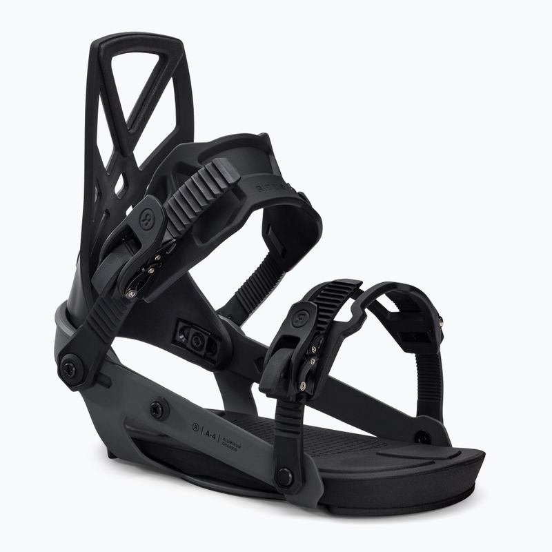 Férfi snowboard kötés RIDE A-4 fekete 12G1006