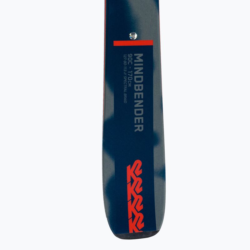 K2 Mindbender 90C szürke-kék síléc 10G0104.101.1 6