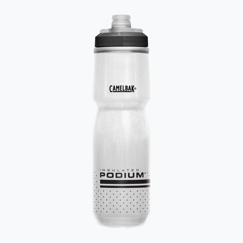 CamelBak Podium Chill kerékpáros palack 710 ml fehér/fekete