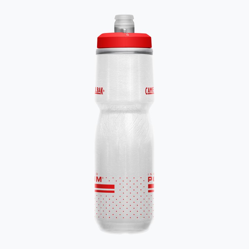 CamelBak Podium Chill kerékpáros palack 710 ml tüzes piros/fehér 2