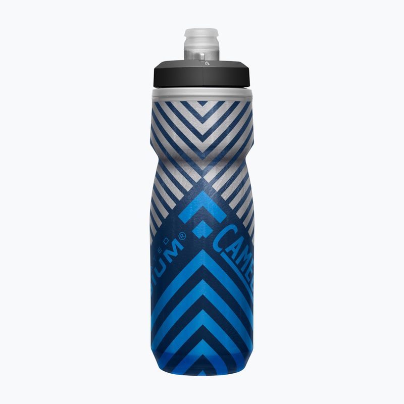 CamelBak Podium Chill 620 ml tengerészkék/ kék csíkos kerékpáros palack 2