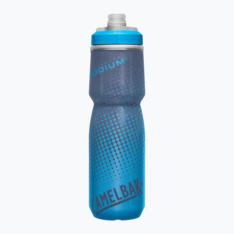 Bicikli kulacs CamelBak Podium Chill 710 ml blue dot