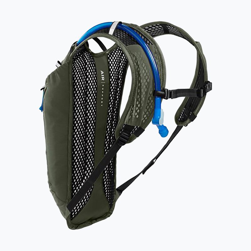 CamelBak Rogue Light 7 kerékpáros hátizsák 2l-es tartályos, poros olívazöld színű 4