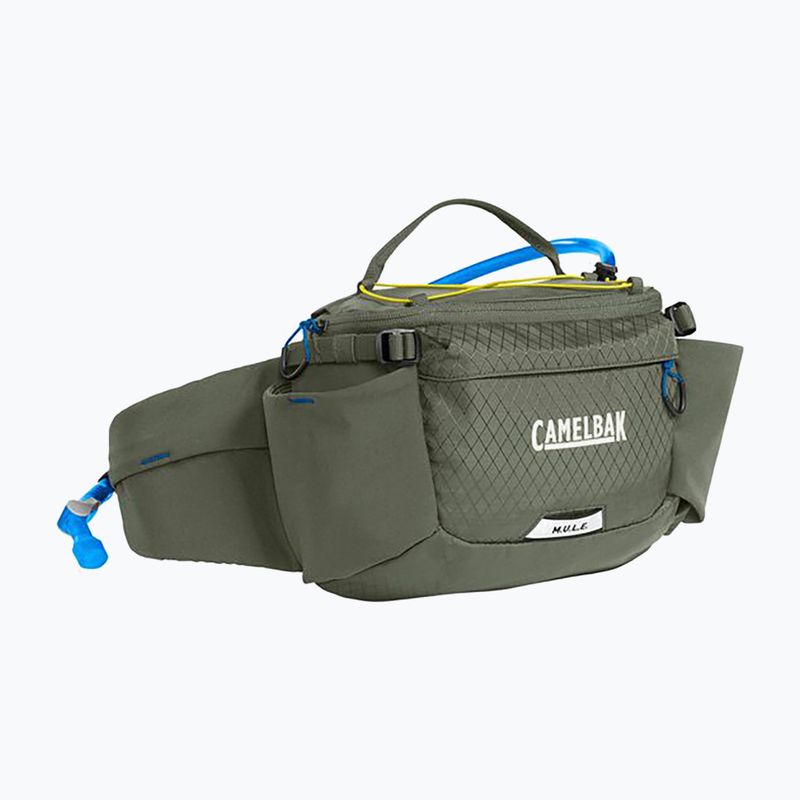 CamelBak M.U.L.E. 5 l Waist Pack kerékpáros övtáska 1,5 l-es tartállyal poros olajzöld