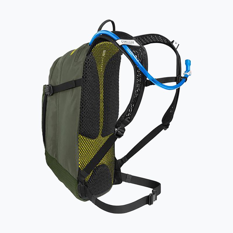 CamelBak M.U.L.E. 12 literes kerékpáros hátizsák 3 literes tartállyal poros olívazöld színben 4