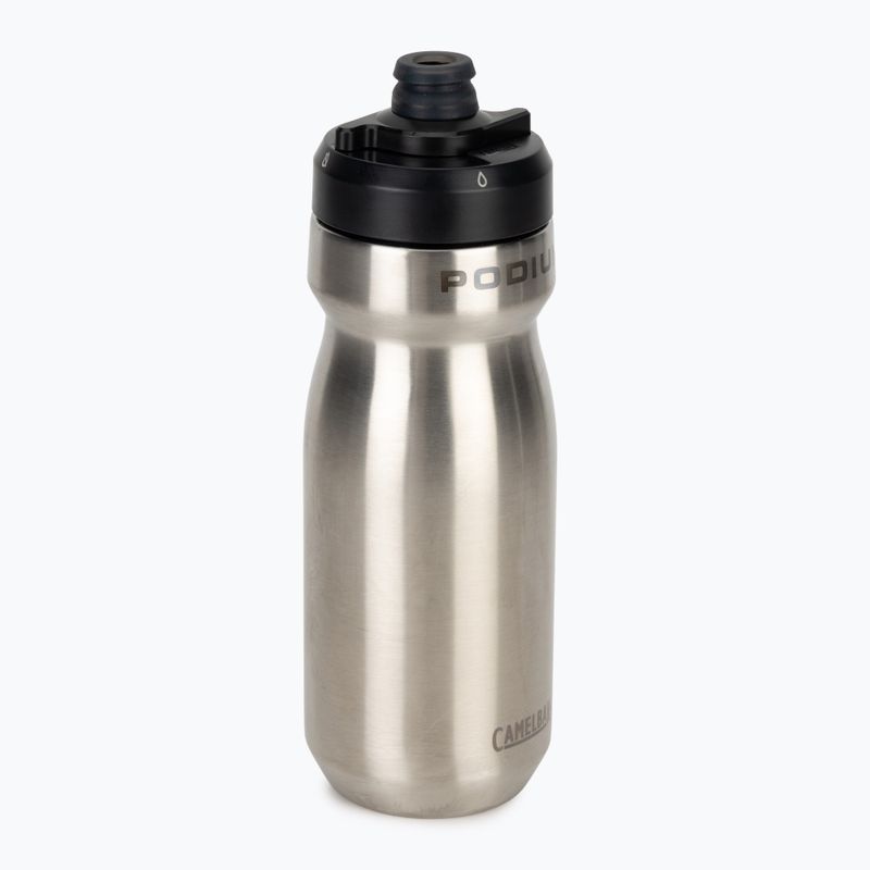 Kerékpáros kulacs CamelBak Podium Insulated Steel 530 ml stainless