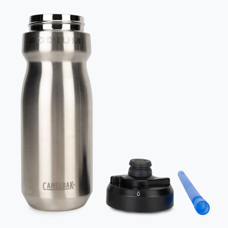 Kerékpáros kulacs CamelBak Podium Insulated Steel 530 ml stainless 6