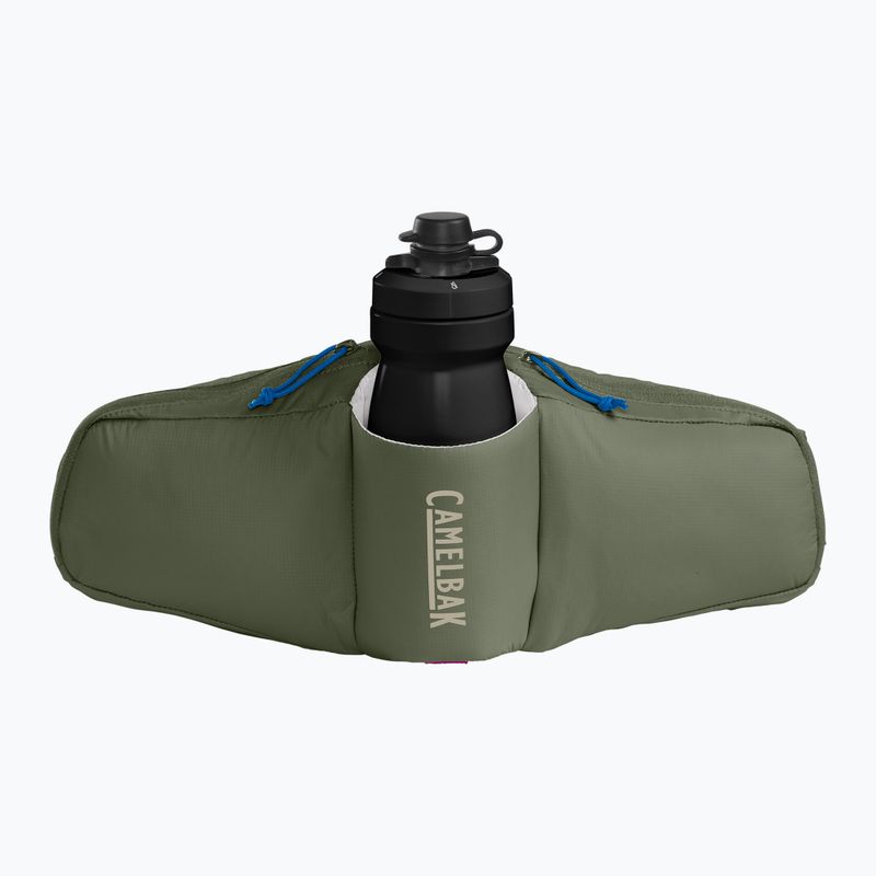 CamelBak Podium Flow 2 l vesetáska 620 ml-es palackkal poros olívazöld 2