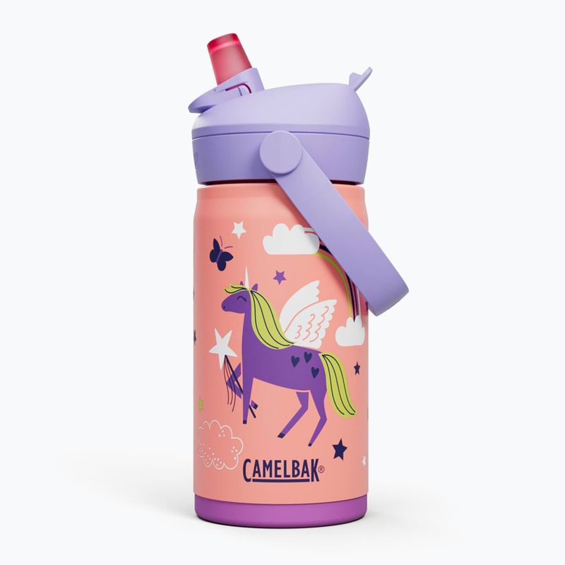 CamelBak Thrive Flip Straw Kids szigetelt SST hőszigetelt palack 350 ml magic unikornisok