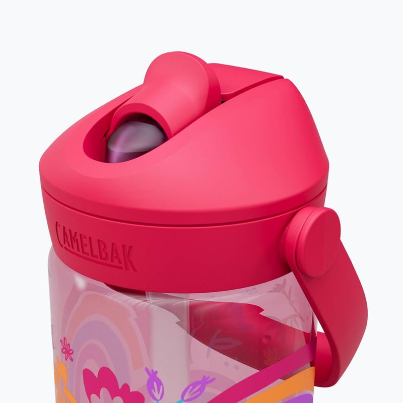 CamelBak Thrive Flip Straw Kids 400ml szivárványos virágos utazási palack 4