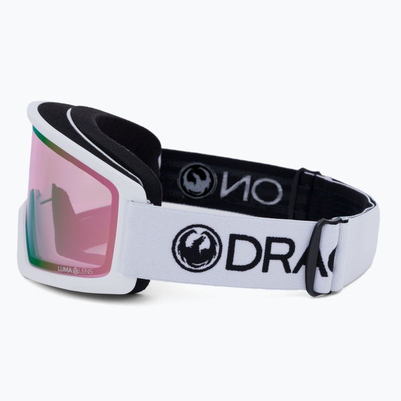 Síszemüveg Dragon DX3 OTG white/lumalens pink ion 4
