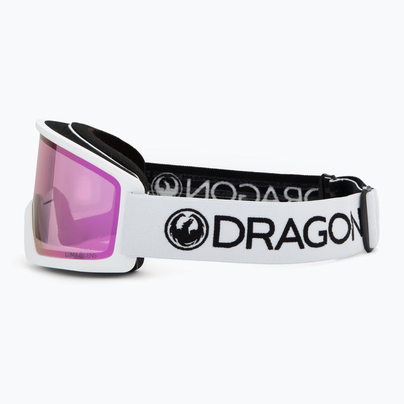Síszemüveg Dragon DX3 OTG white/lumalens pink ion 4