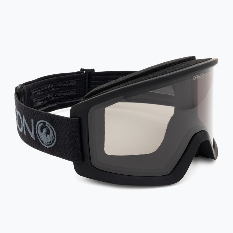 DRAGON DX3 L OTG blackout/lumalens sötét füst síszemüveg