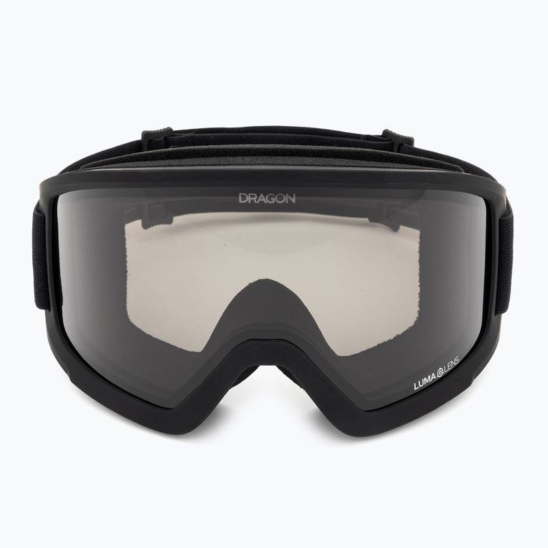 DRAGON DX3 L OTG blackout/lumalens sötét füst síszemüveg 2