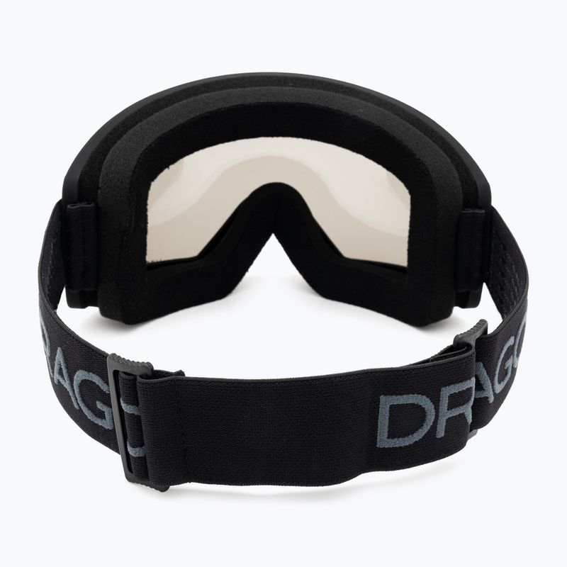 DRAGON DX3 L OTG blackout/lumalens sötét füst síszemüveg 3