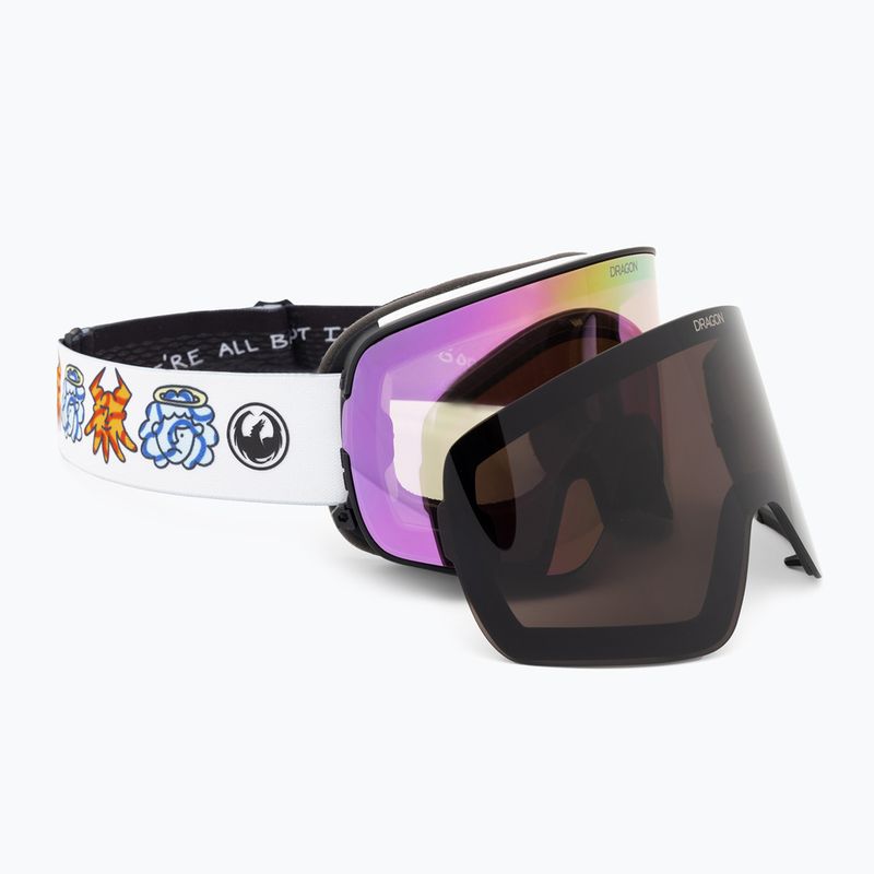 DRAGON NFX2 forest bailey signature/lumalens pink ion/közepes síszemüveg